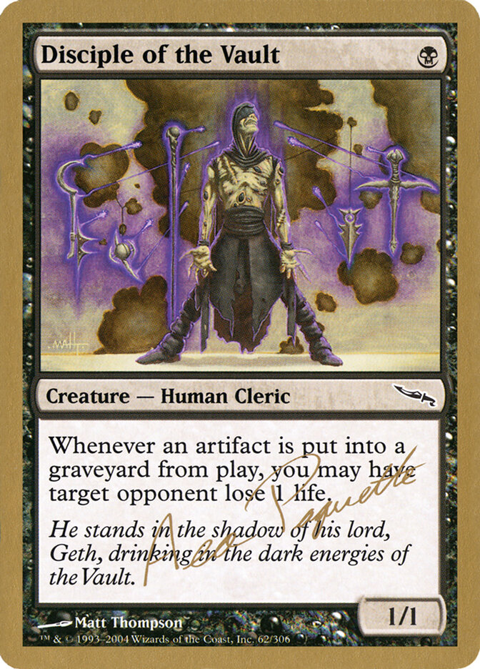 Disciple of the Vault, World Championship Decks 2004 · ap62a