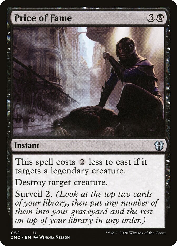 Price of Fame, Zendikar Rising Commander · 052