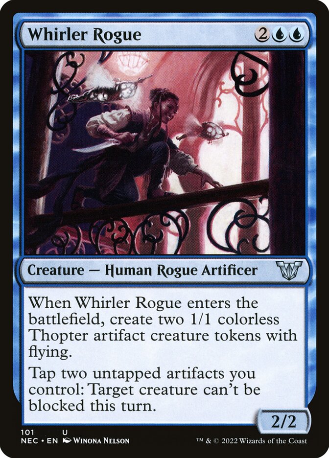 Whirler Rogue, Neon Dynasty Commander · 101