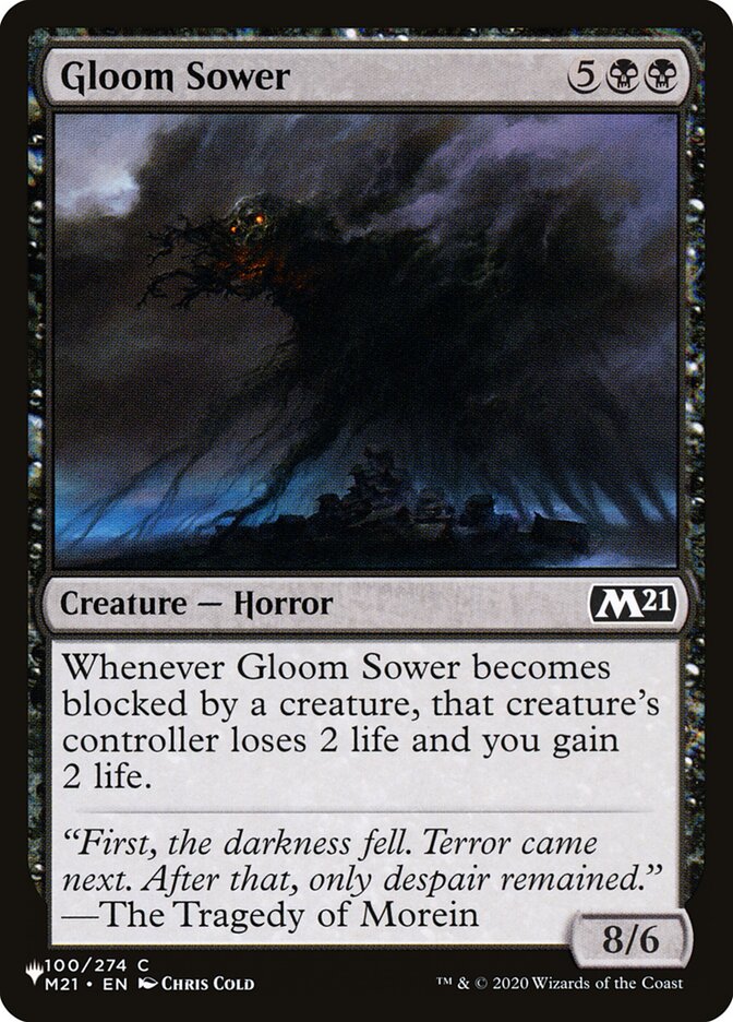 Gloom Sower, The List · m21-100