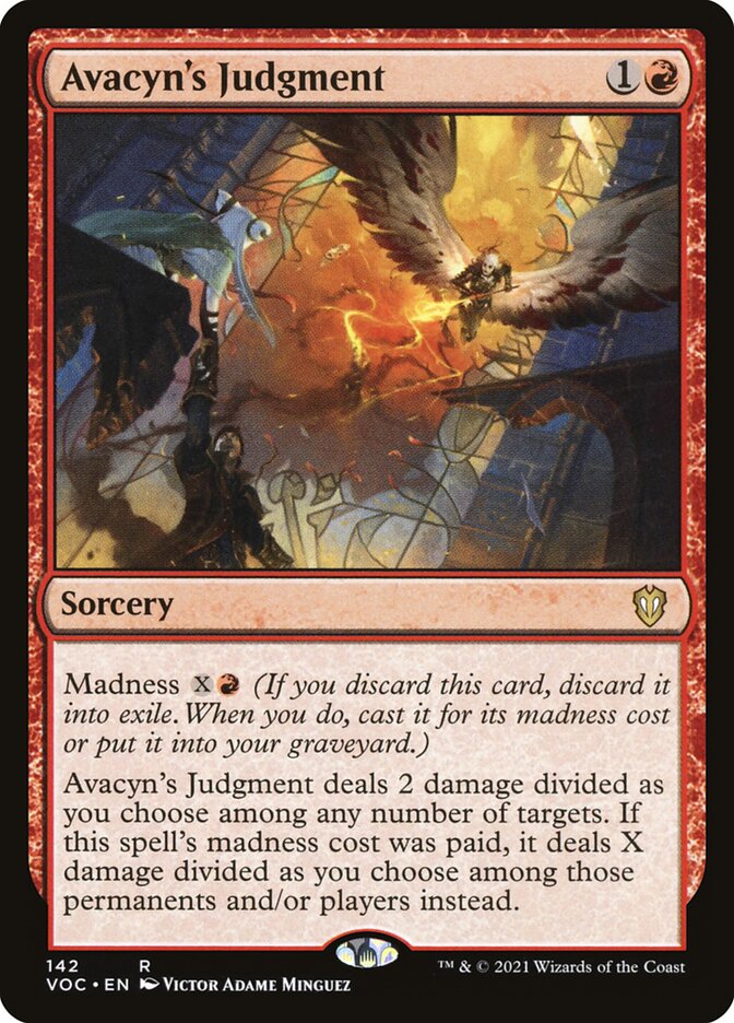 Avacyn's Judgment, Crimson Vow Commander · 142