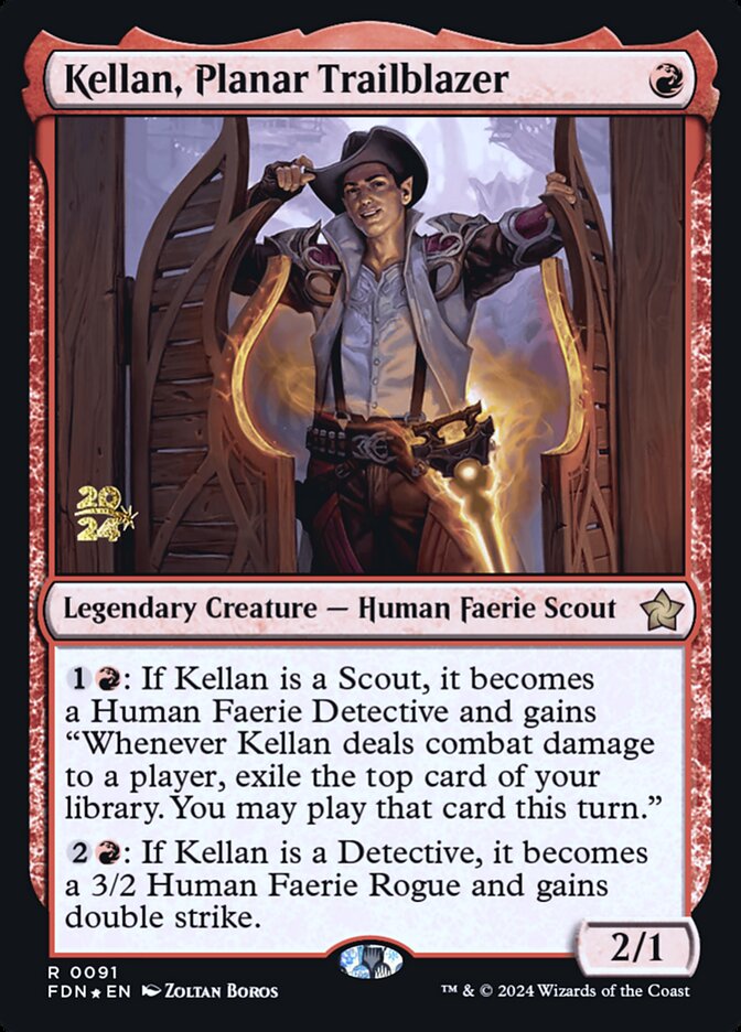 Kellan, Planar Trailblazer, Foundations Promos · 0091