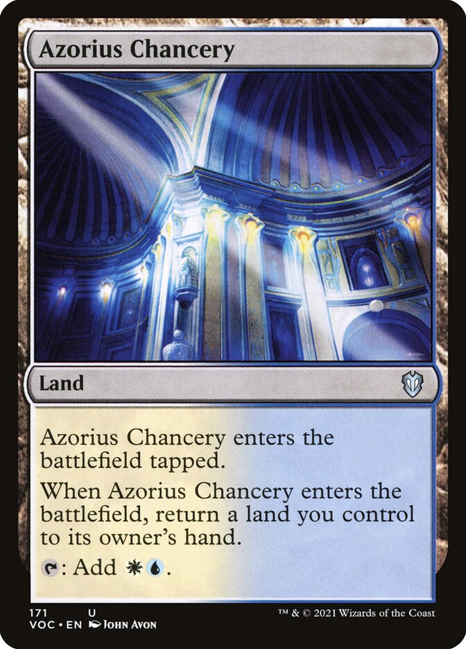 Azorius Chancery, Crimson Vow Commander · 171
