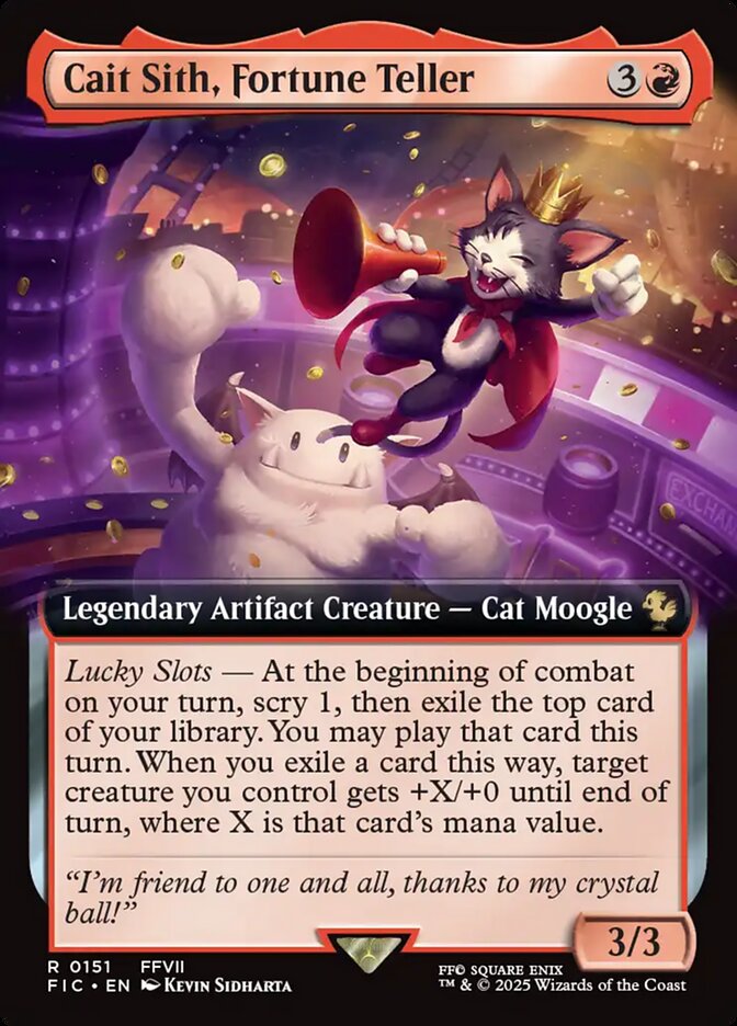 Cait Sith, Fortune Teller, Final Fantasy Commander · 0151