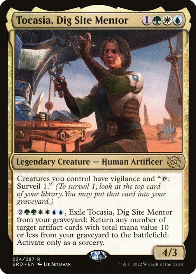 Tocasia, Dig Site Mentor, The Brothers' War Promos · 224/287