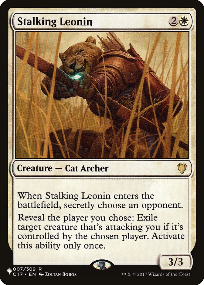 Stalking Leonin, The List · c17-7