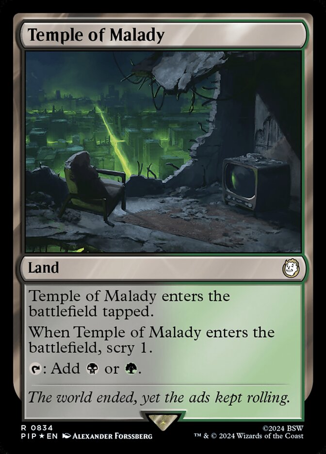 Temple of Malady, Fallout · 0834