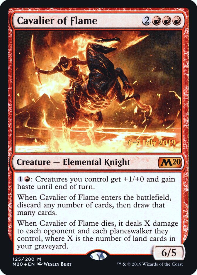 Cavalier of Flame, Core Set 2020 Promos · 125/280