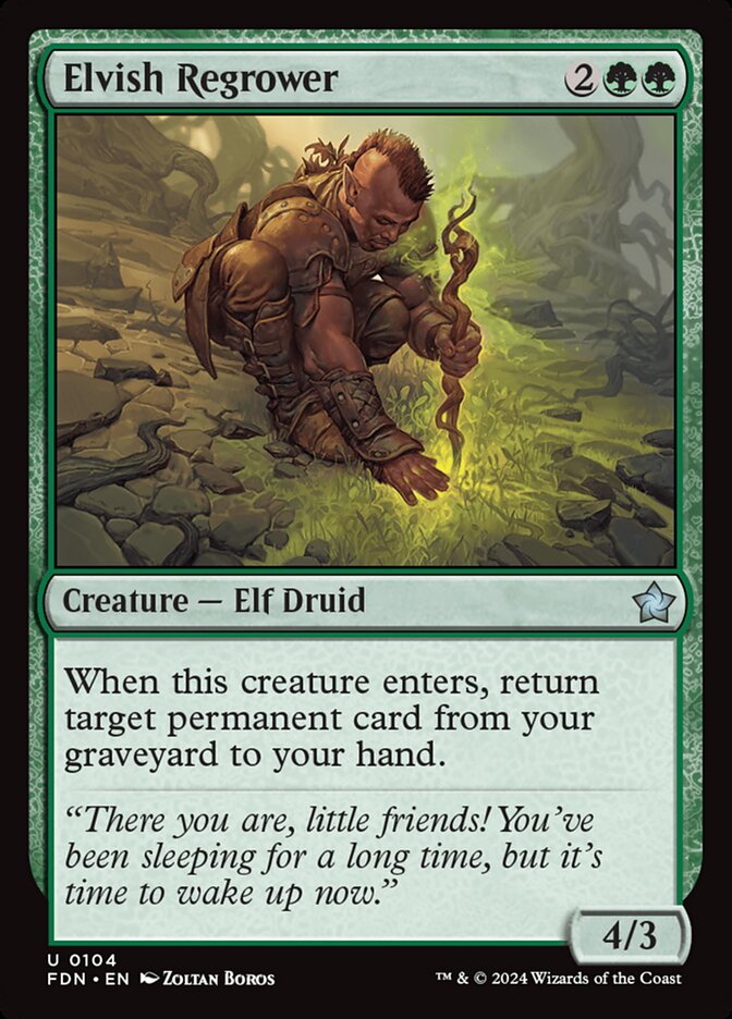 Elvish Regrower, Foundations · 0104