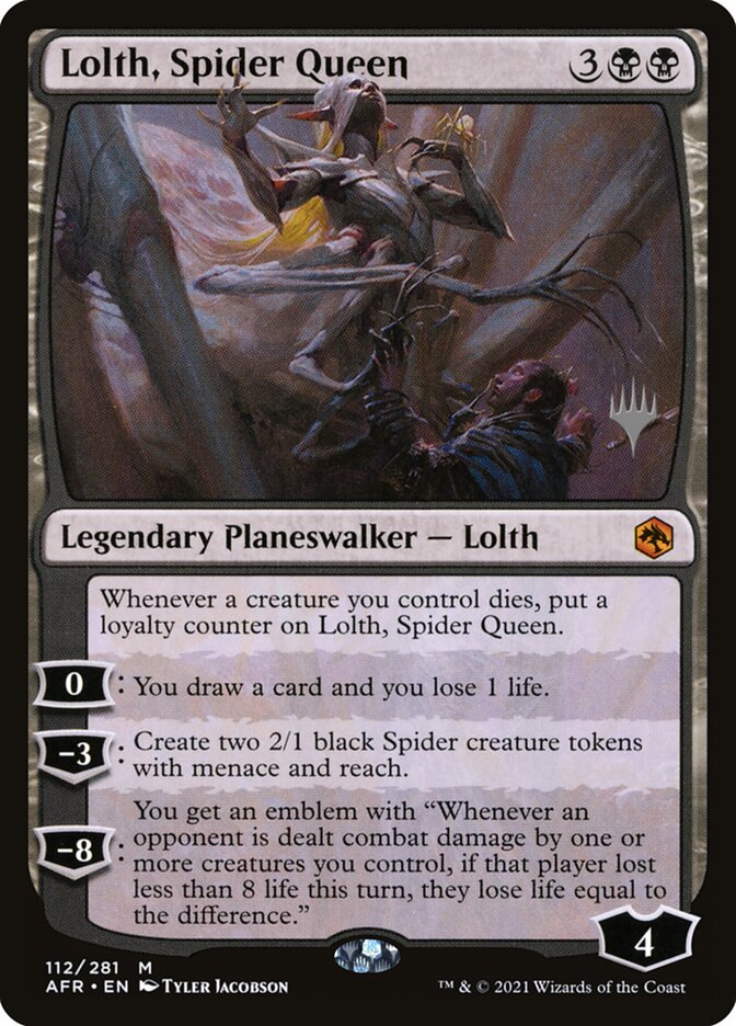 Lolth, Spider Queen, Adventures in the Forgotten Realms Promos · 112/281