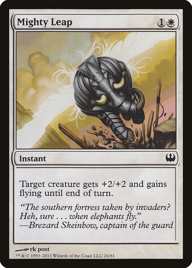 Mighty Leap, Duel Decks: Knights vs. Dragons · 26/81