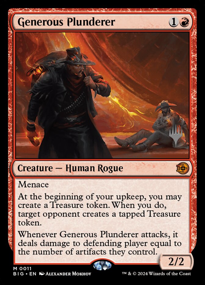 Generous Plunderer, The Big Score Promos · 0011