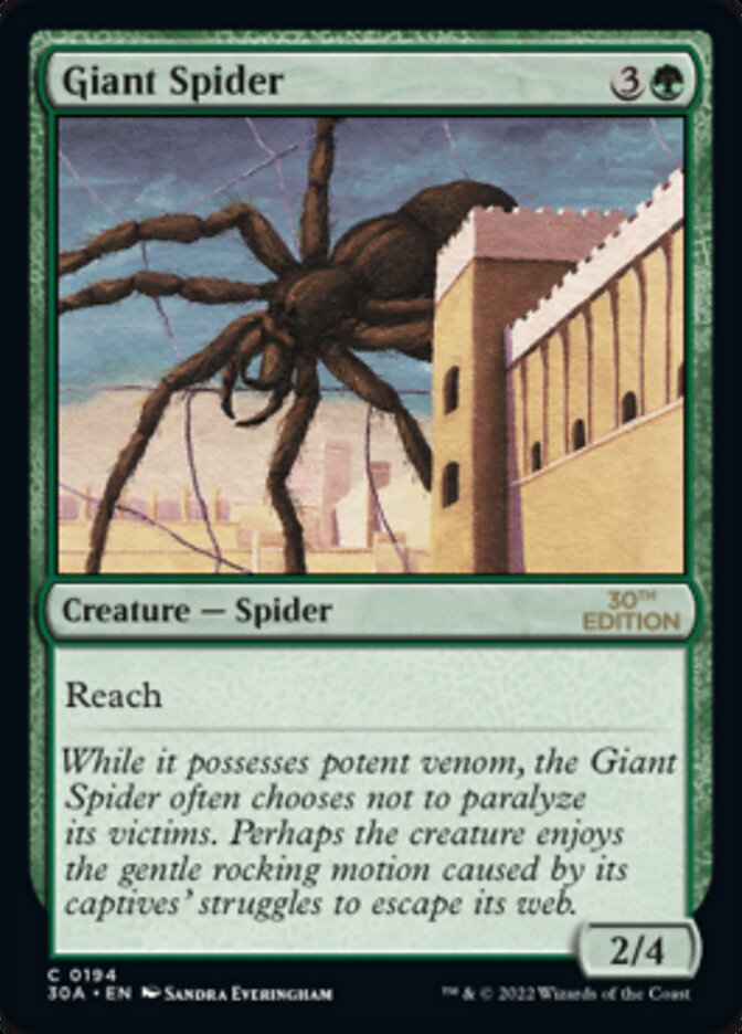 Giant Spider, 30th Anniversary Edition · 194/594