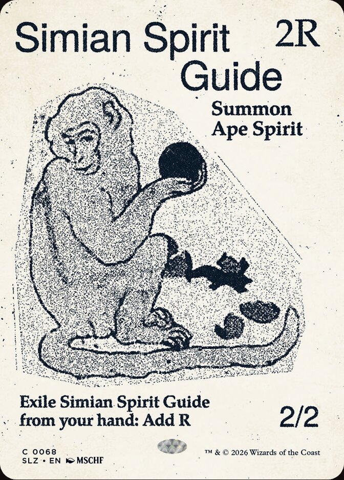 Simian Spirit Guide, The Zeta Set · 0068
