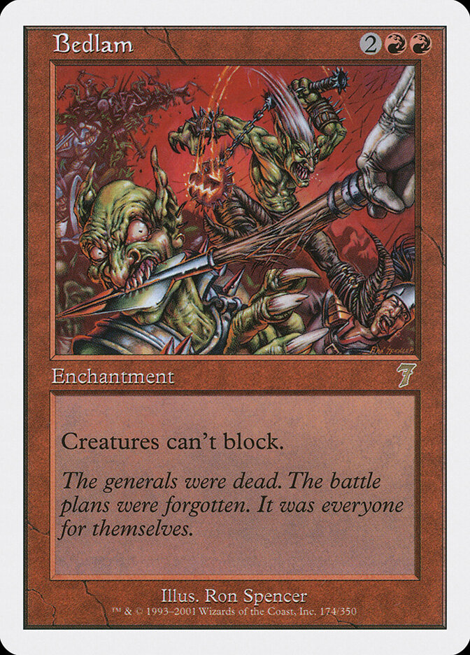 Bedlam, Seventh Edition · 174/350