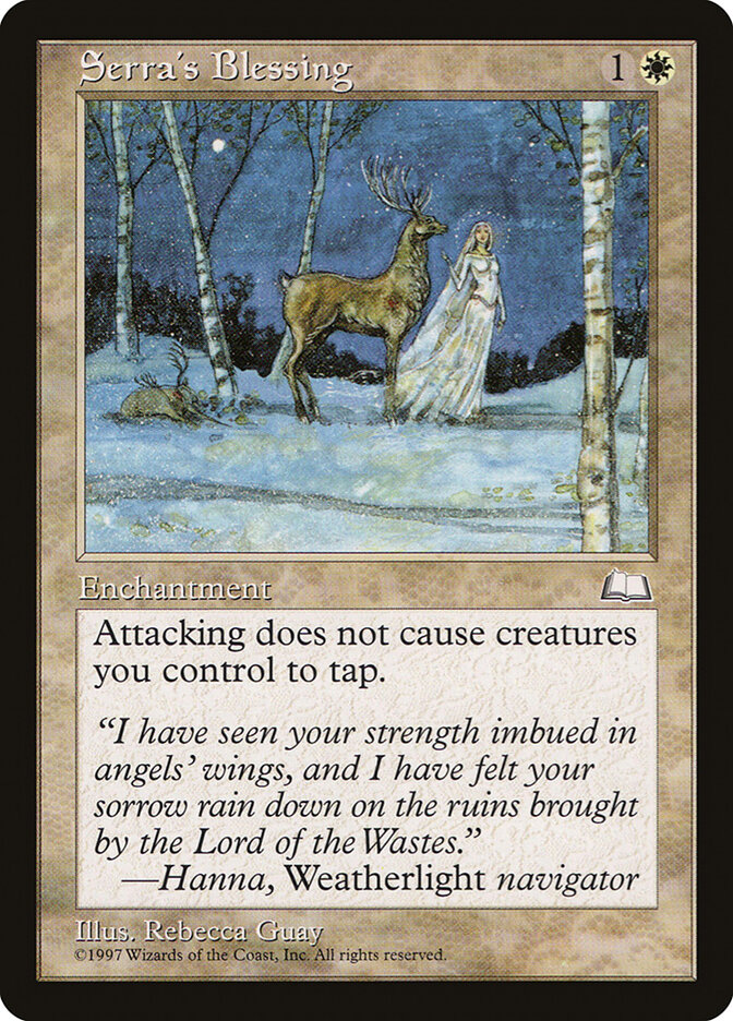 Serra's Blessing, Weatherlight · 25
