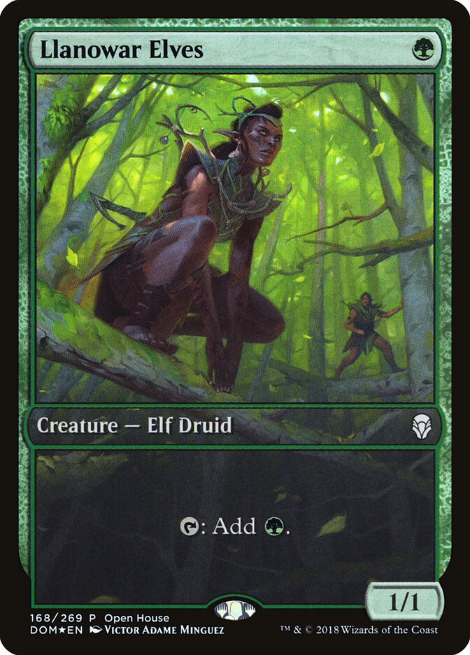 Llanowar Elves, Dominaria Promos · 168/269