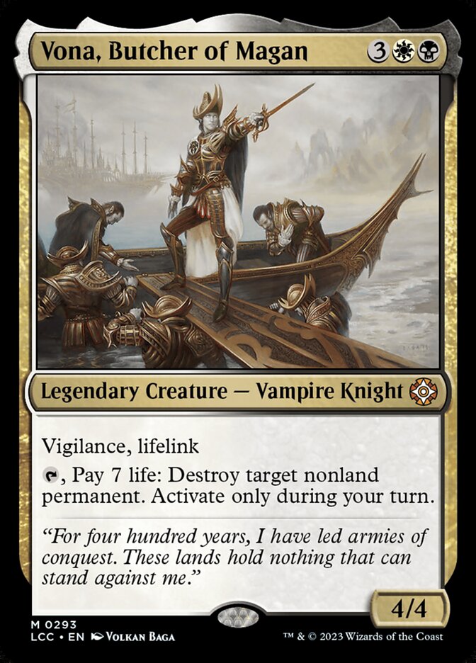 Vona, Butcher of Magan, The Lost Caverns of Ixalan Commander · 0293