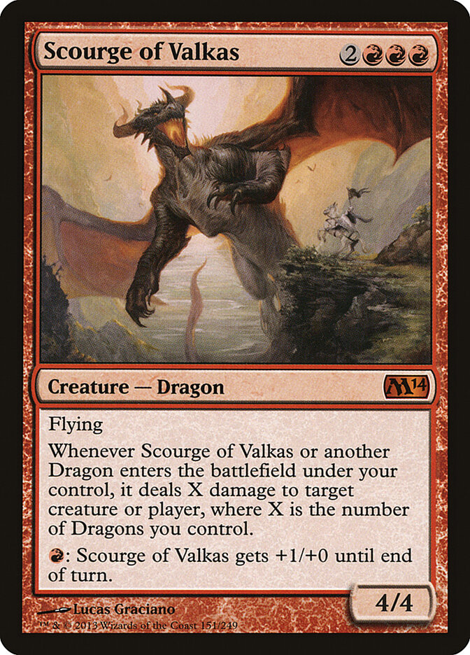 Scourge of Valkas, Magic 2014 · 151/249