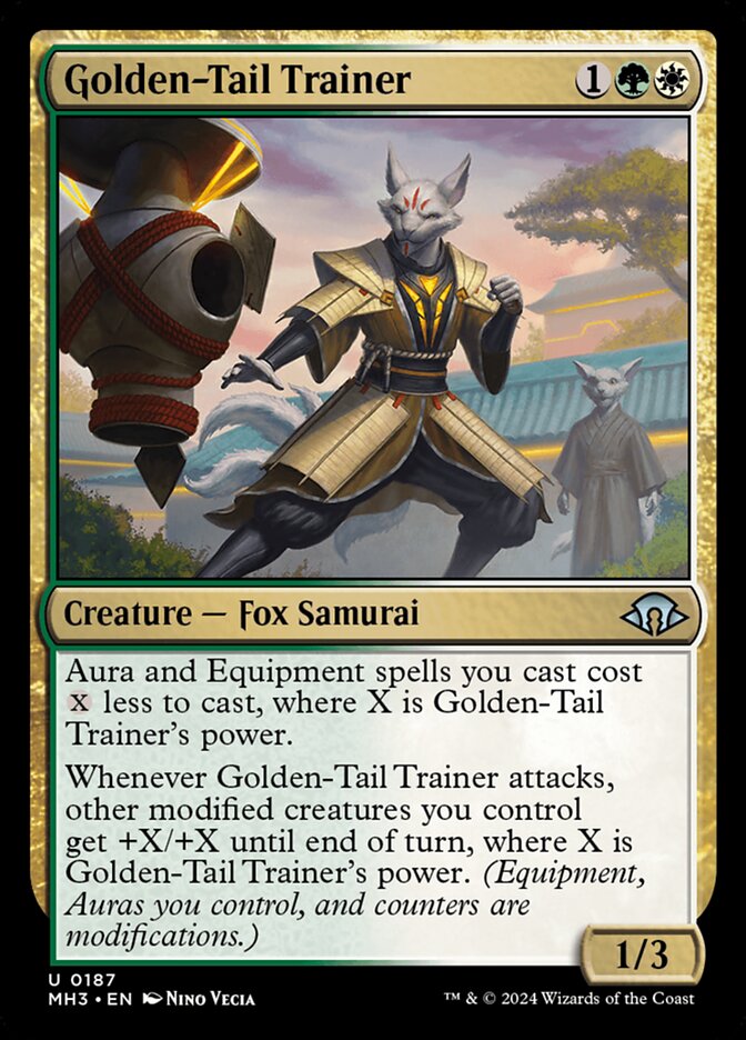 Golden-Tail Trainer, Modern Horizons 3 · 0187
