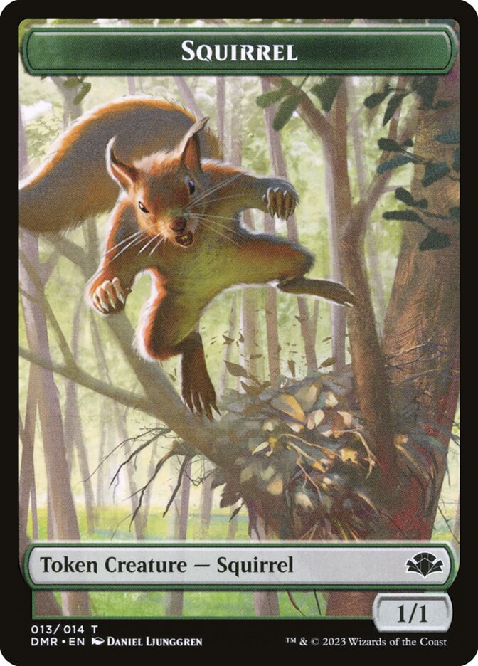 Squirrel, Dominaria Remastered Tokens · 013