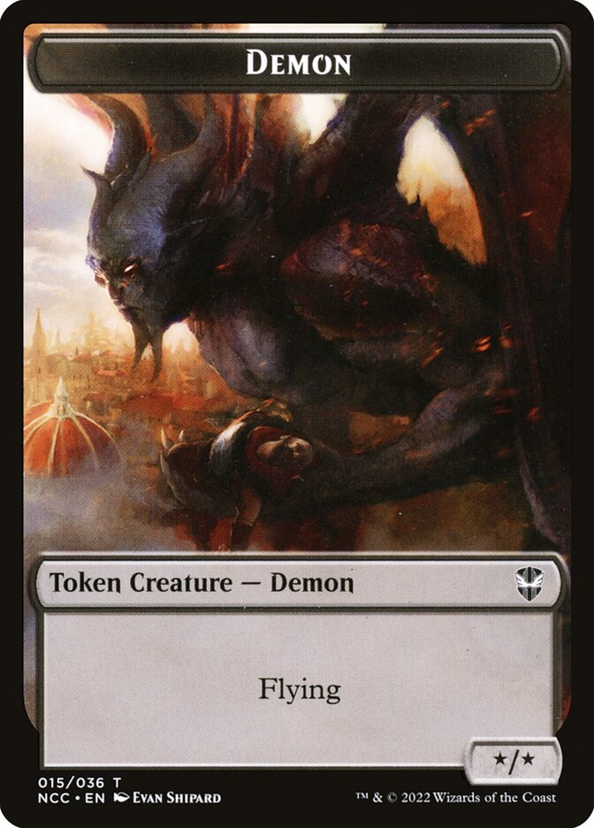 Demon, New Capenna Commander Tokens · 015