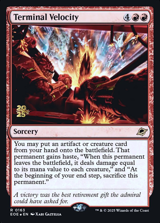 Terminal Velocity, Edge of Eternities Promos · 0163