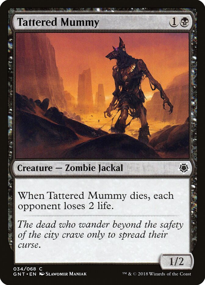 Tattered Mummy, Game Night · 034/068