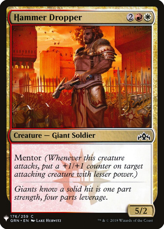 Hammer Dropper, The List · grn-176