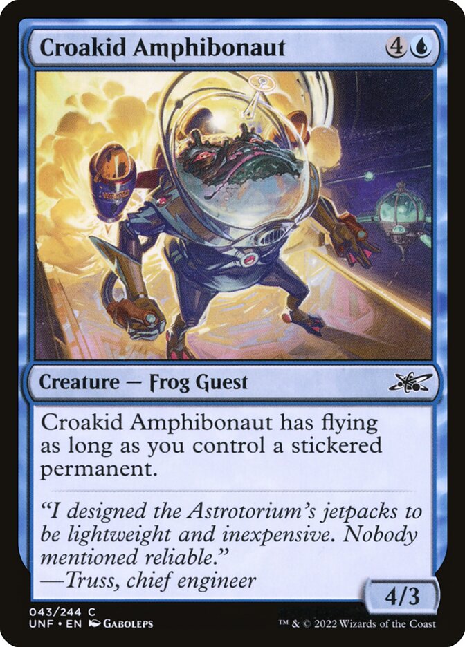 Croakid Amphibonaut, Unfinity · 043/244