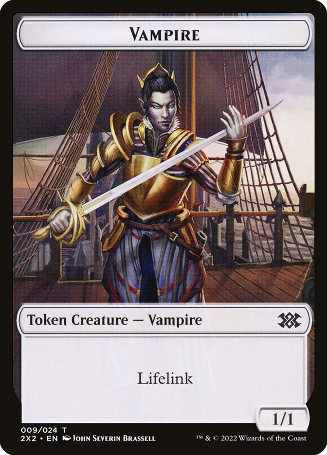Vampire, Double Masters 2022 Tokens · 009