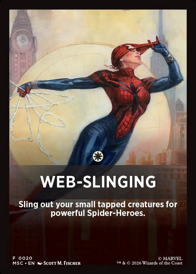 Web-Slinging, Marvel Super Heroes Jumpstart Front Cards · 0020