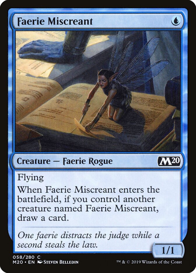 Faerie Miscreant, Core Set 2020 · 058/280