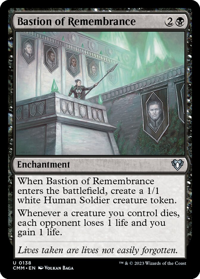 Bastion of Remembrance, Commander Masters · 0138