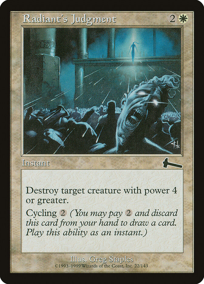 Radiant's Judgment, Urza's Legacy · 22/143
