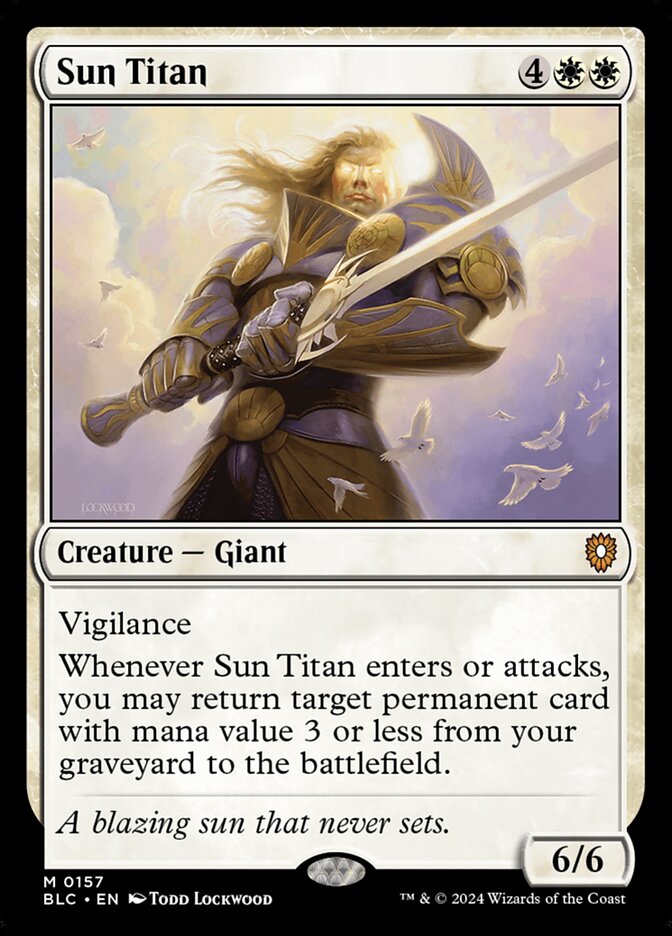 Sun Titan, Bloomburrow Commander · 0157