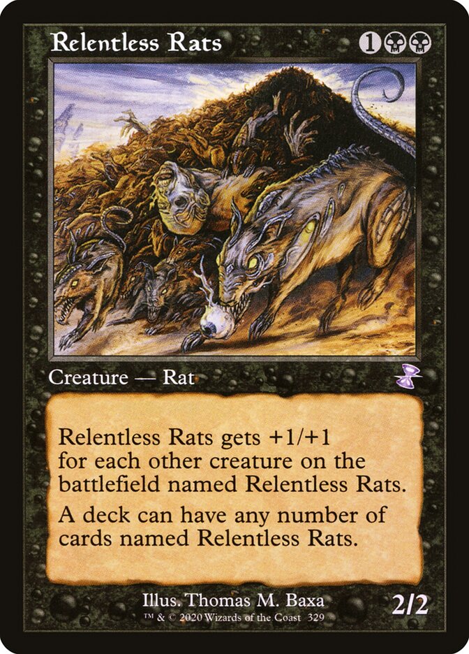 Relentless Rats, Time Spiral Remastered · 329