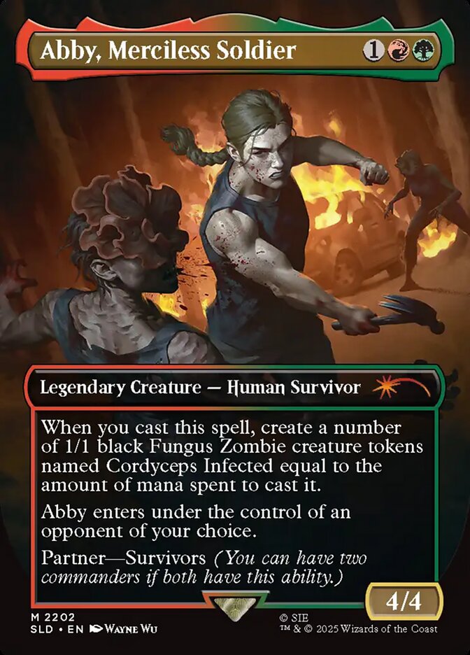 Abby, Merciless Soldier, Secret Lair Drop · 2202