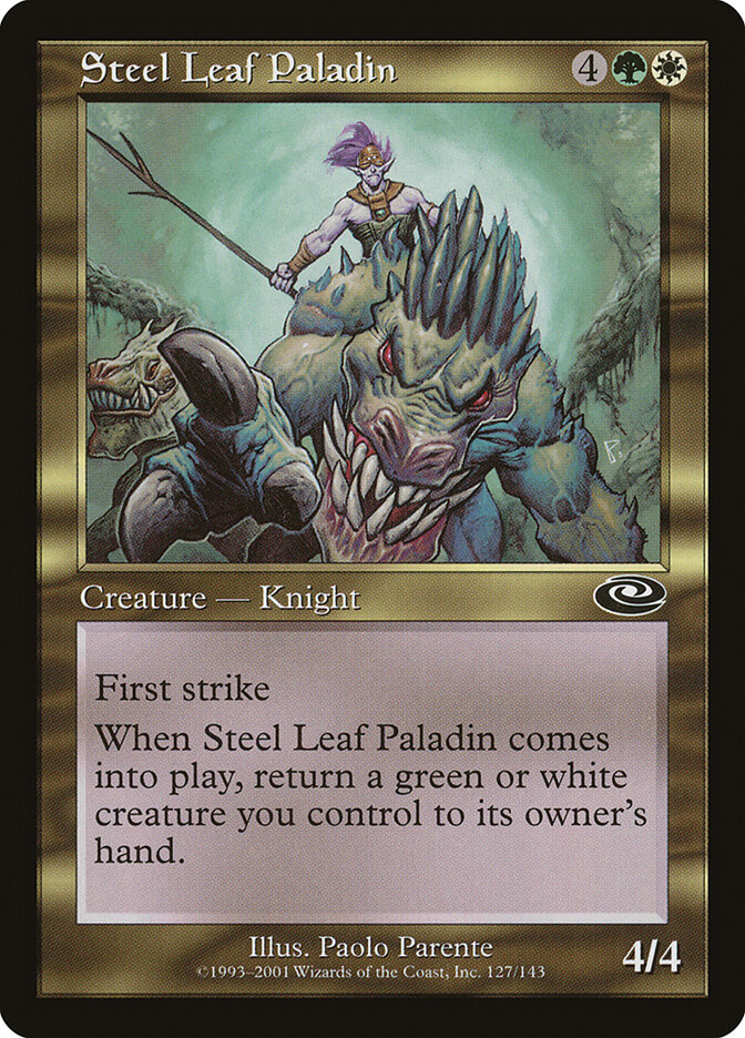 Steel Leaf Paladin, Planeshift · 127/143