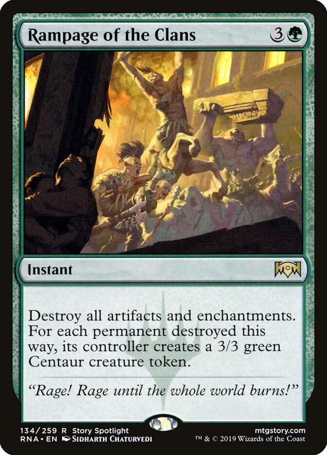 Rampage of the Clans, Ravnica Allegiance · 134/259