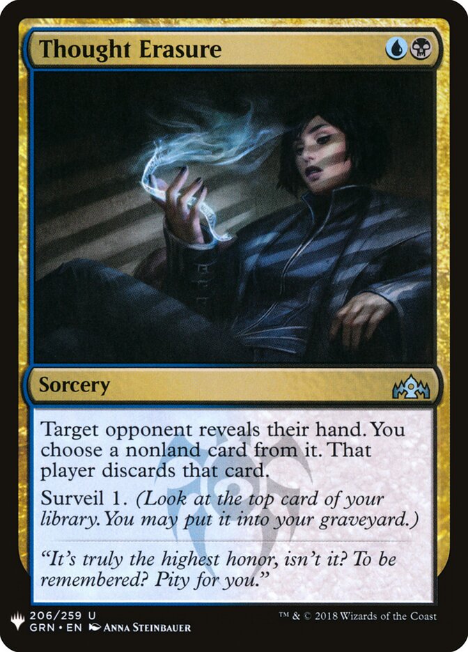 Thought Erasure, The List · grn-206