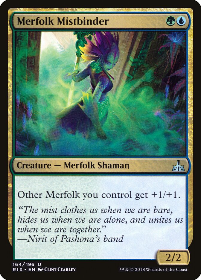 Merfolk Mistbinder, Rivals of Ixalan · 164/196