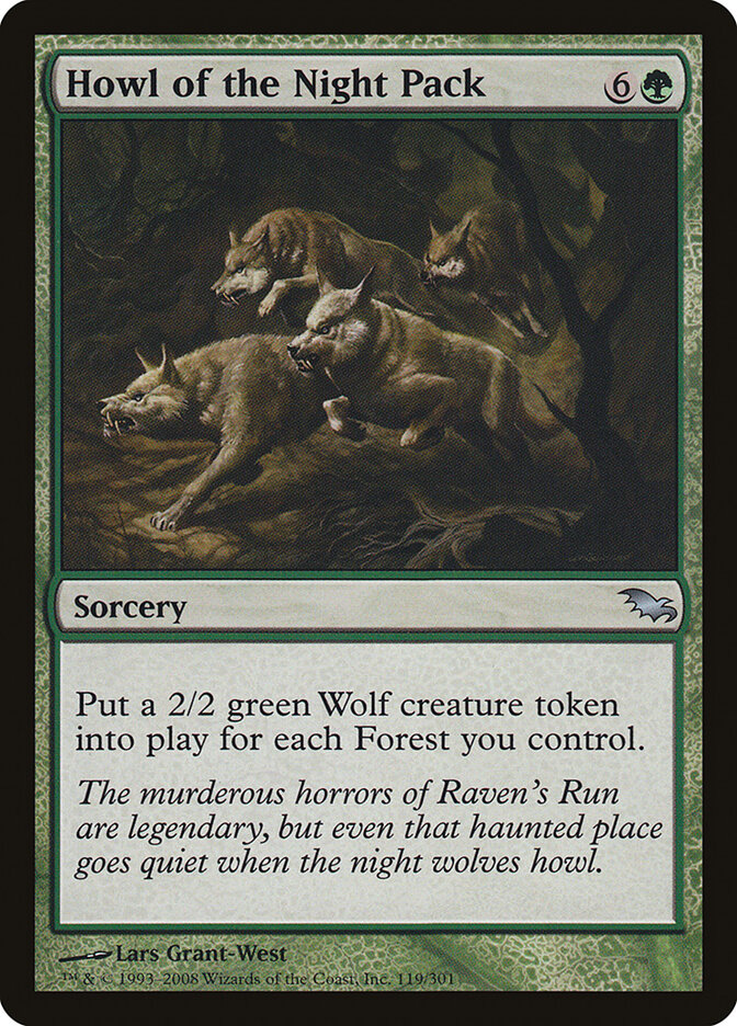 Howl of the Night Pack, Shadowmoor · 119/301