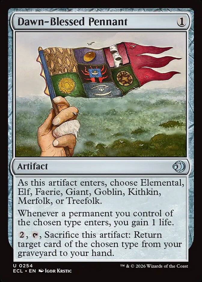 Dawn-Blessed Pennant, Lorwyn Eclipsed · 0254