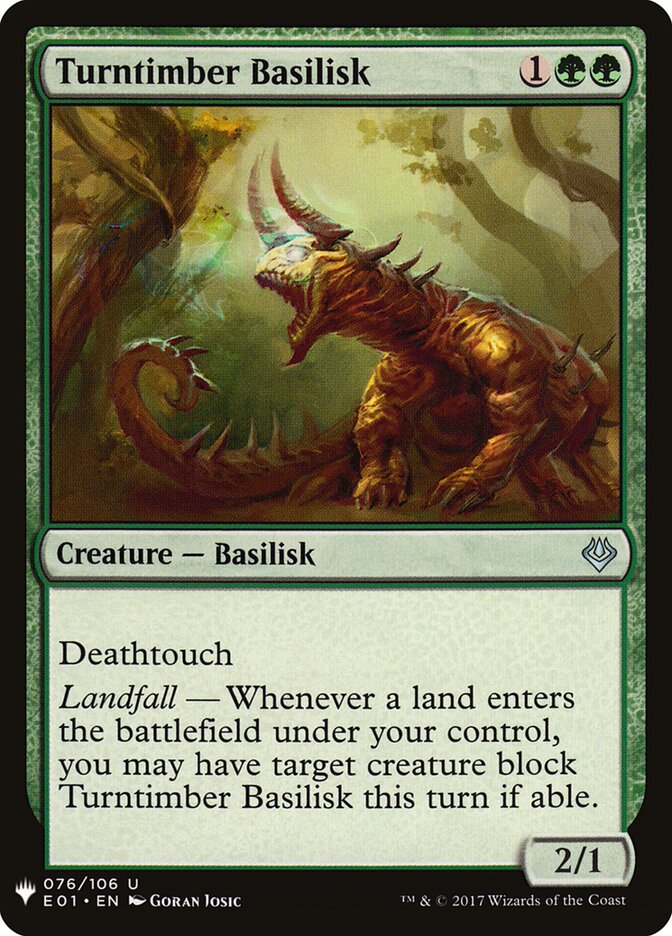 Turntimber Basilisk, The List · e01-76