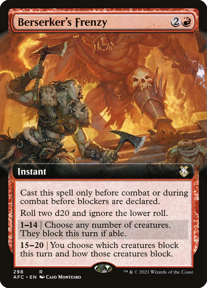 Berserker's Frenzy, Forgotten Realms Commander · 298