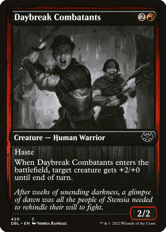 Daybreak Combatants, Innistrad: Double Feature · 420/534