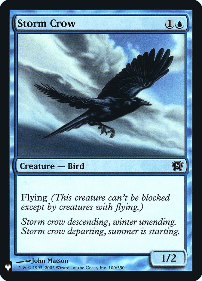 Storm Crow, The List · 9ed-100