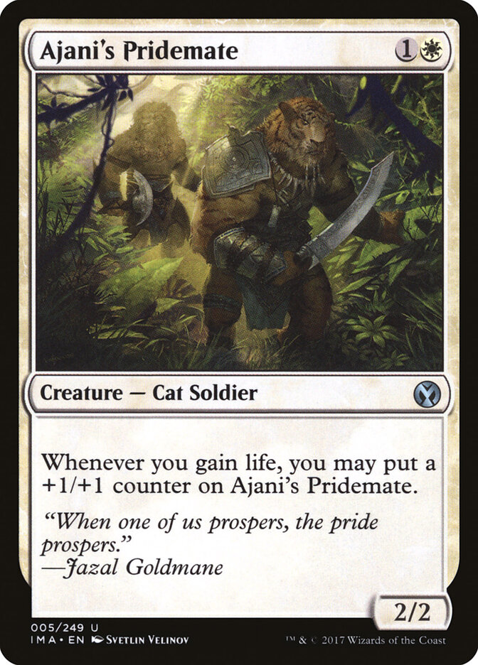 Ajani's Pridemate, Iconic Masters · 005/249