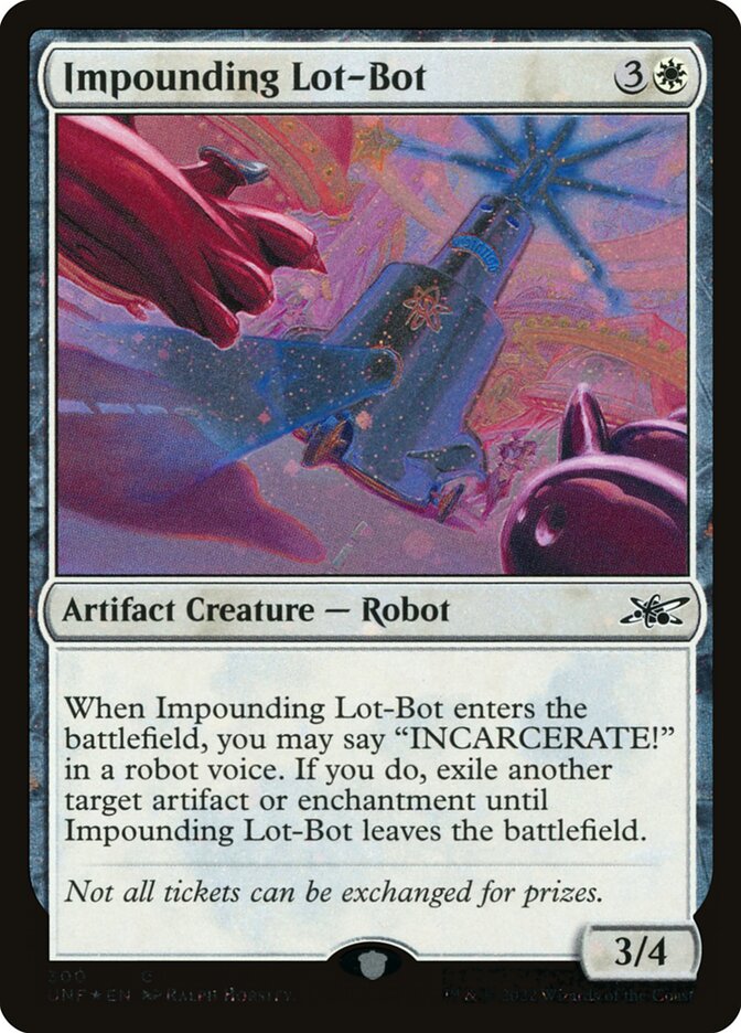 Impounding Lot-Bot, Unfinity · 300